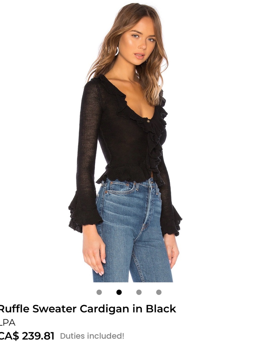 LPA sweater Ruffle XS - Picture 2 of 2